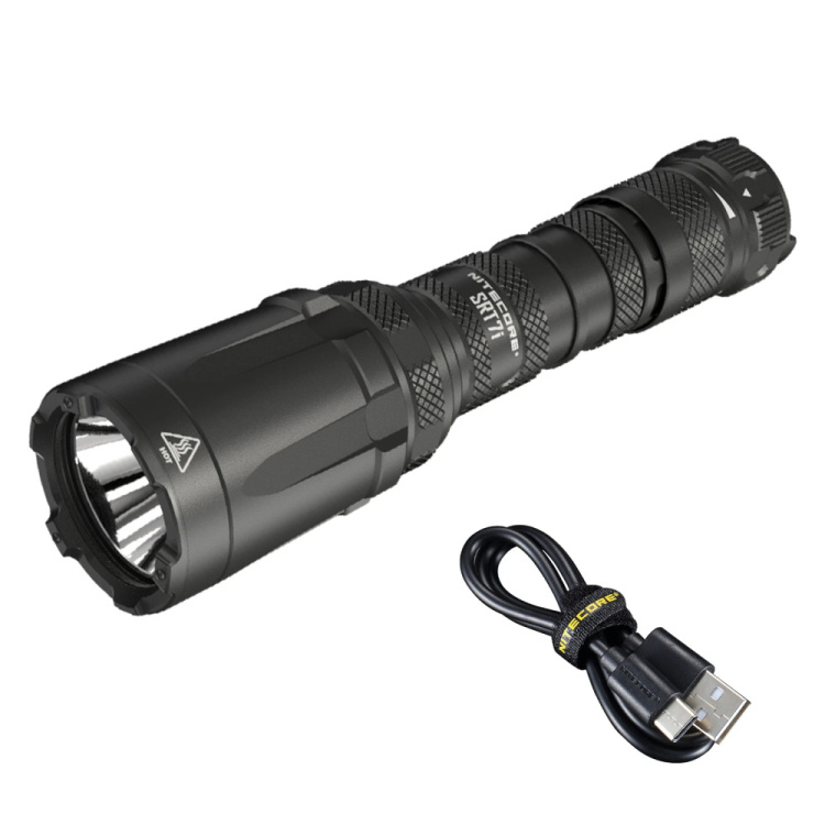 Taktická LED svítilna s rotačním kruhem SRT7i, 3 000 lm, Nitecore