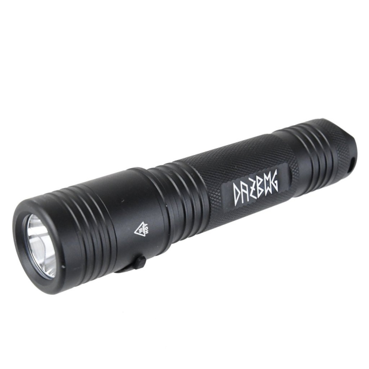 Tactical flashlight for long guns RT02, 1200 lm, DAŽBOG, black