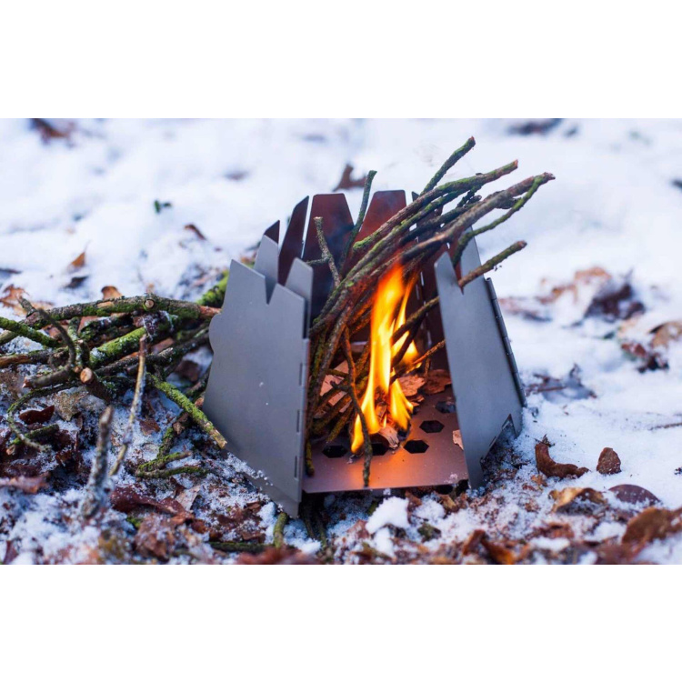 Folding titanium stove Hexagon, Vargo