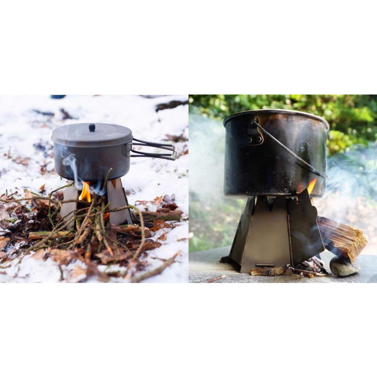 Folding titanium stove Hexagon, Vargo