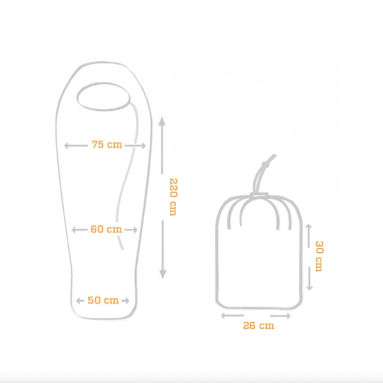 Sleeping Bag The Oren 35, Winter, BCB