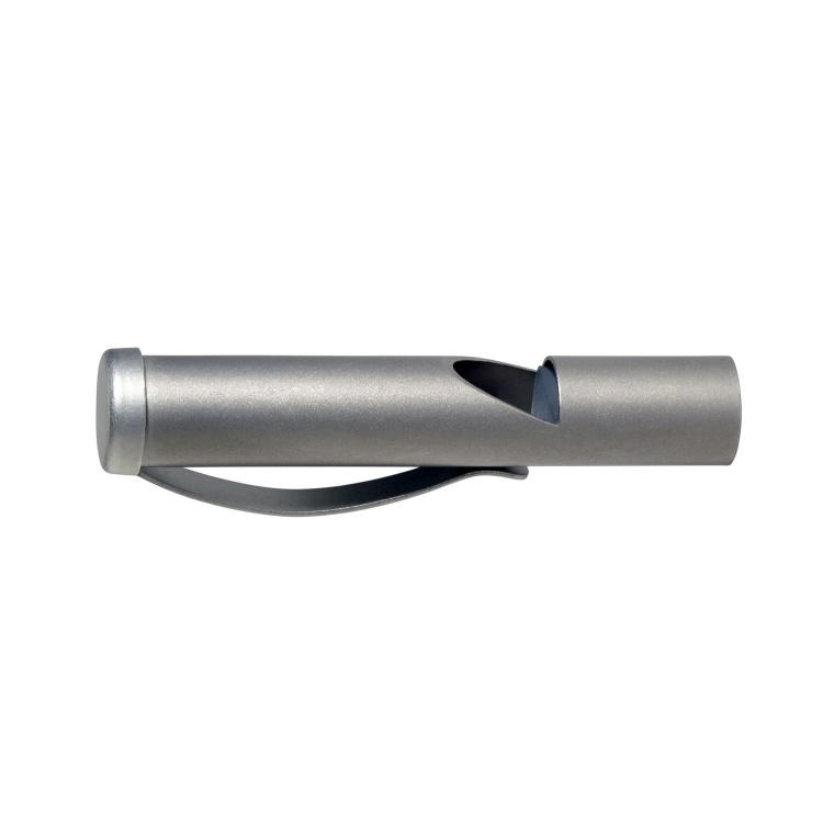 Titanium emergency whistle with clip, Vargo
