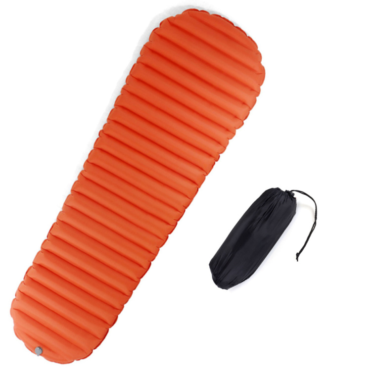 Nafukovací spací podložka 'Thermo-Air', 7,5 cm, rezavě oranžová, Origin Outdoors