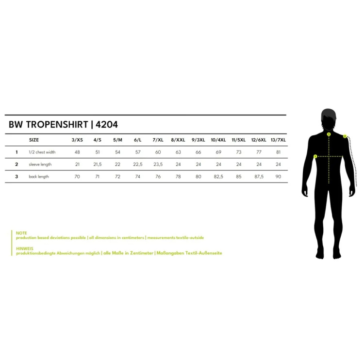 BW Tropenshirt T-shirt, Brandit