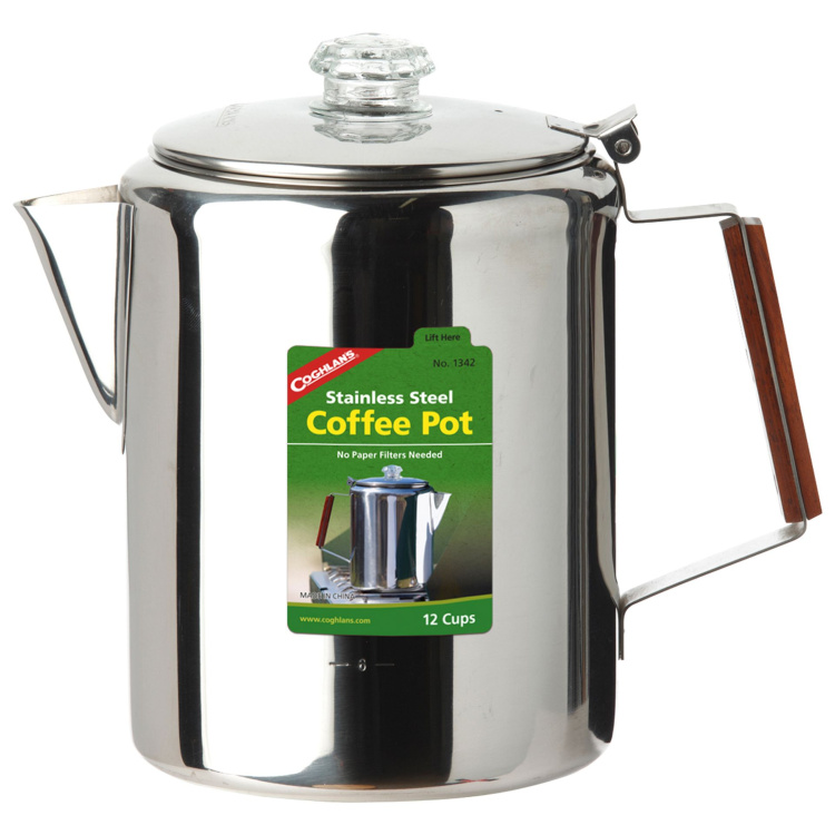 Stainless Steel Coffee Pot, Coghlans