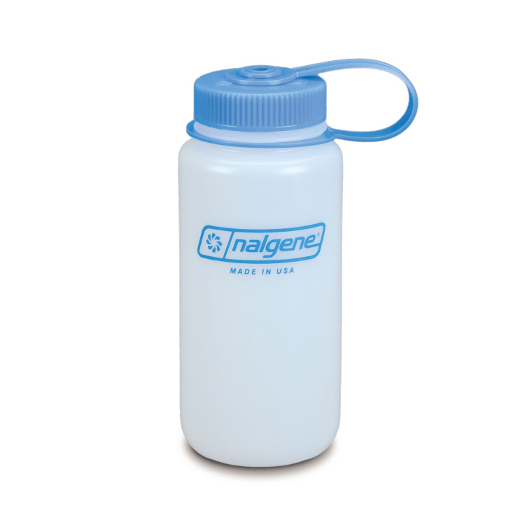 Outdoor HDPE Wide Mouth Bottles, Nalgene, Ultralite White
