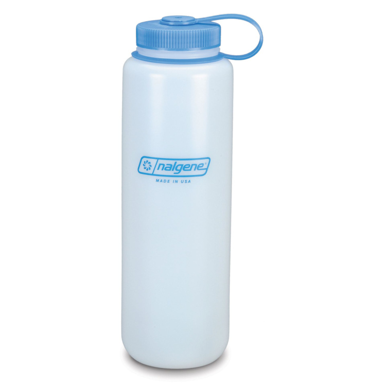 Outdoor HDPE Wide Mouth Bottles, Nalgene, Ultralite White