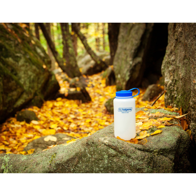 Outdoor HDPE Wide Mouth Bottles, Nalgene, Ultralite White