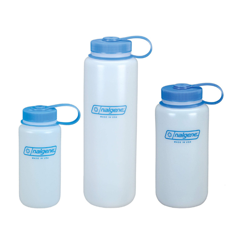 Outdoor HDPE Wide Mouth Bottles, Nalgene, Ultralite White