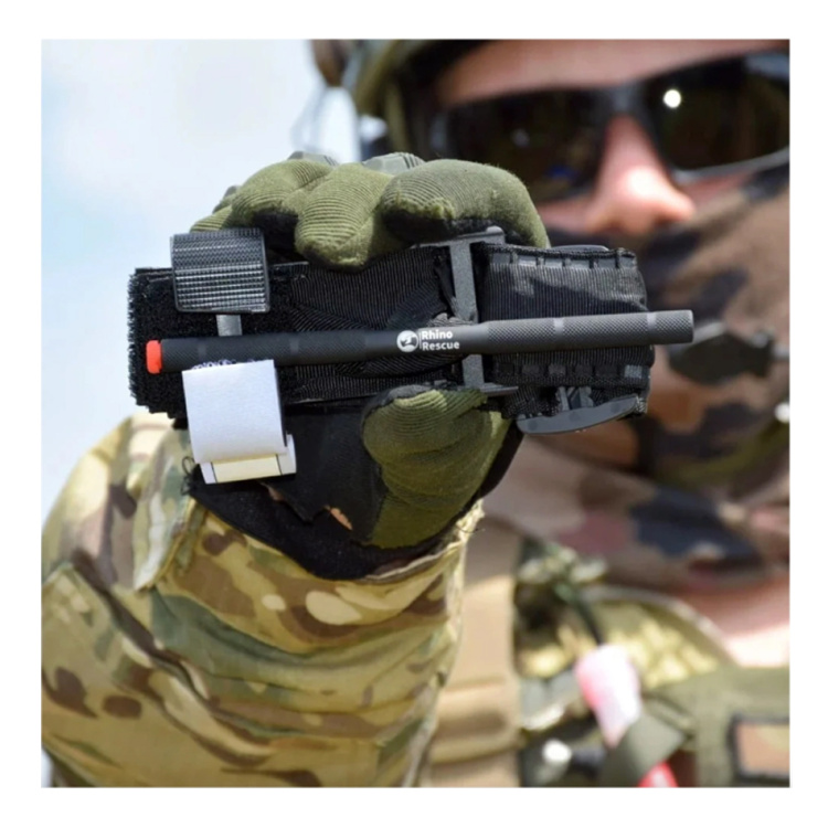 Tactical tourniquet with aluminum mechanism, Rhino Rescue