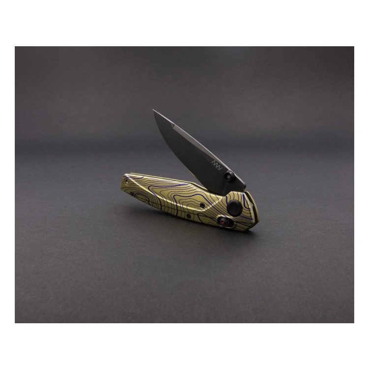 A100 TI Custom Folding Knife, ANV Knives