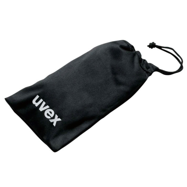 Protective bag for glasses with side arms, microfiber, Uvex