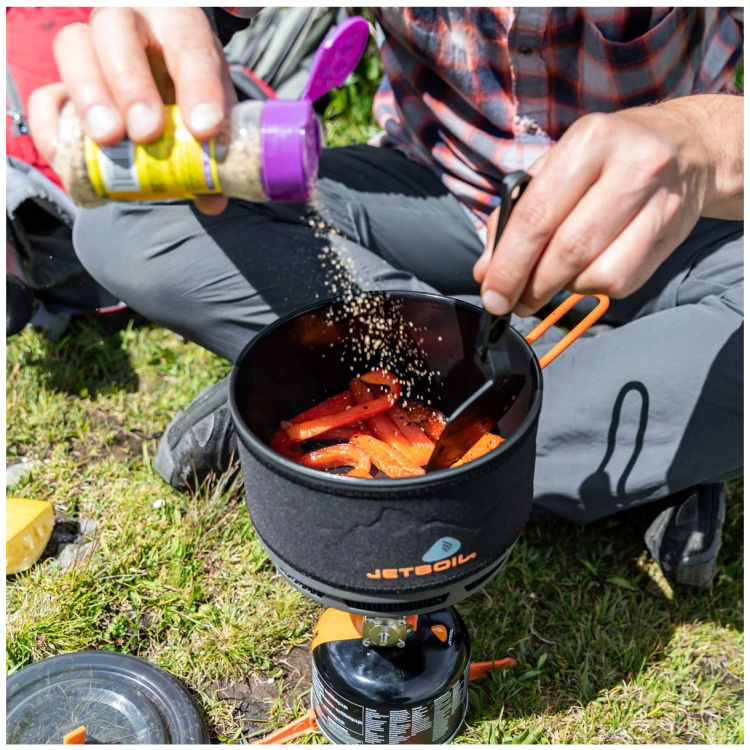 Outdoorový hrnec Ceramic FluxRing® Cook Pot Carbon, 1,5 L, Jetboil