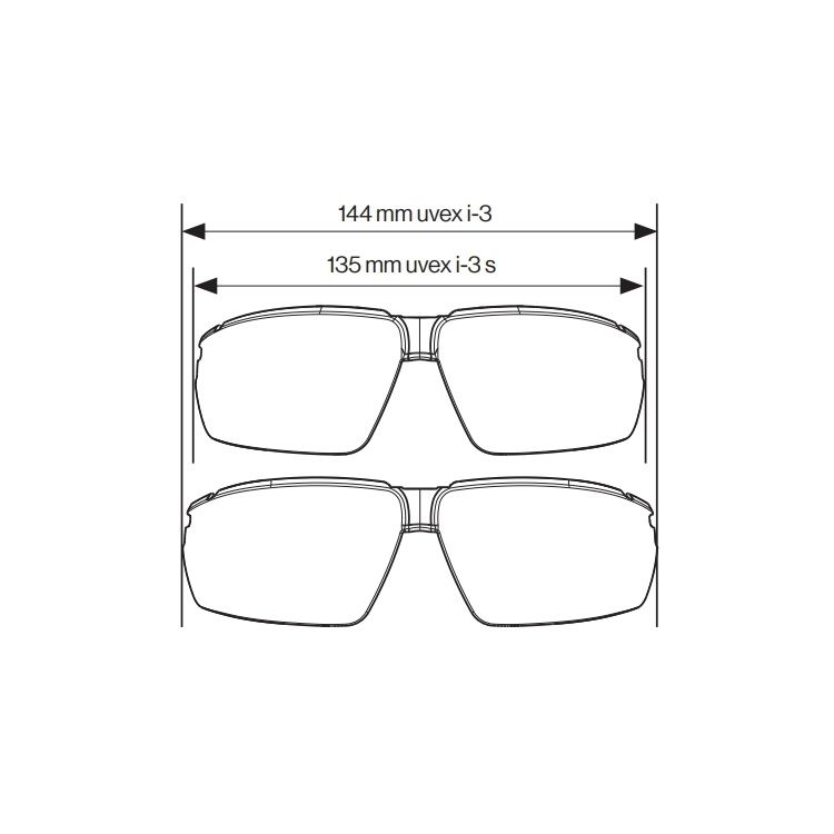 Uvex i-3 safety glasses, Uvex
