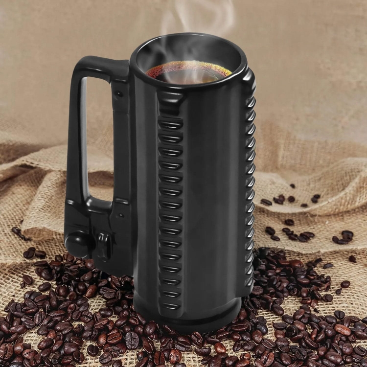 Ceramic mug AR15, 650 ml, Black, Caliber Gourmet