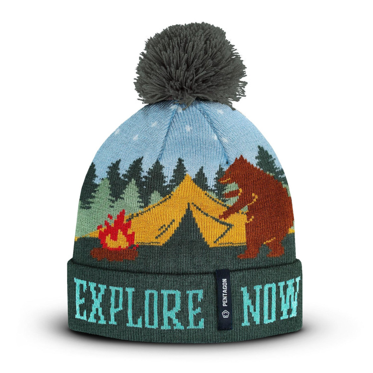 Sanctuary Bear Knit Beanie, Pentagon