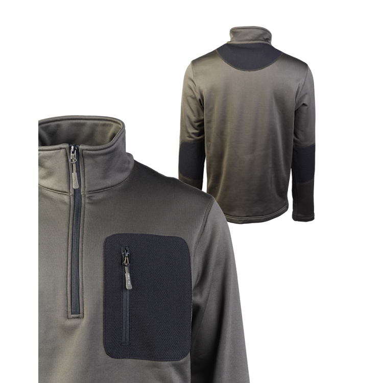 Thermo-fleece Zip Pullover, Mil-Tec