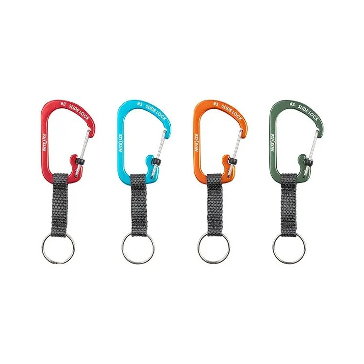 SlideLock Key Ring Aluminum, Nite Ize