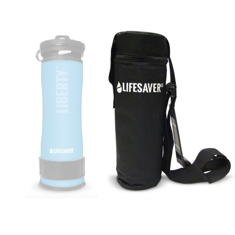 Ochranný obal pro lahev Liberty, LifeSaver, černý