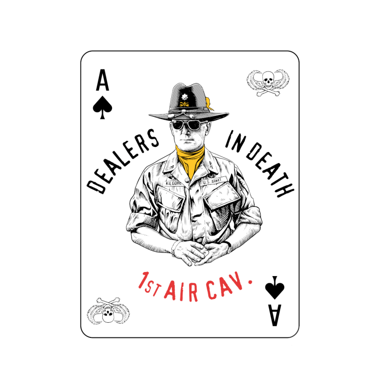Army T-Shirt Dealers in Death – 1st Air Cav, Mars &amp; Arms