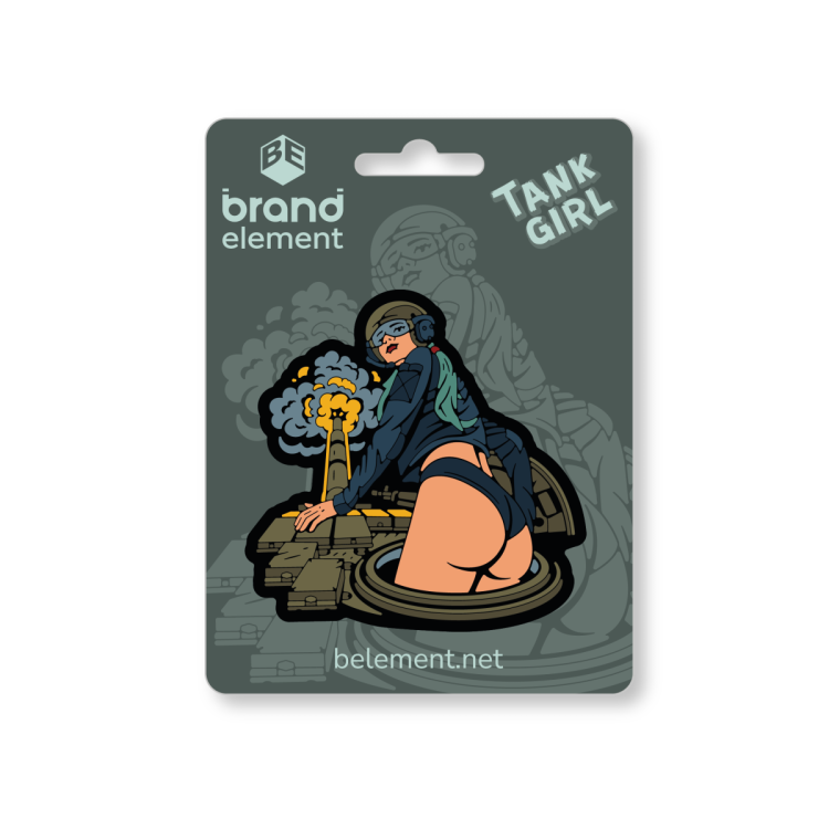 Brand Element PVC patch "Tank Girl"