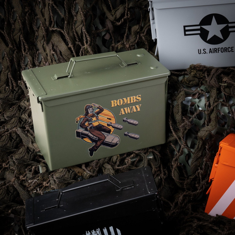 Fosco Industries Ammunition box Cal. 50mm "Bombs Away"