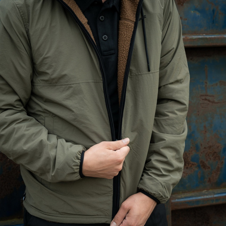 Reversible Sherpa Softshell Jacket, Fostex Garments