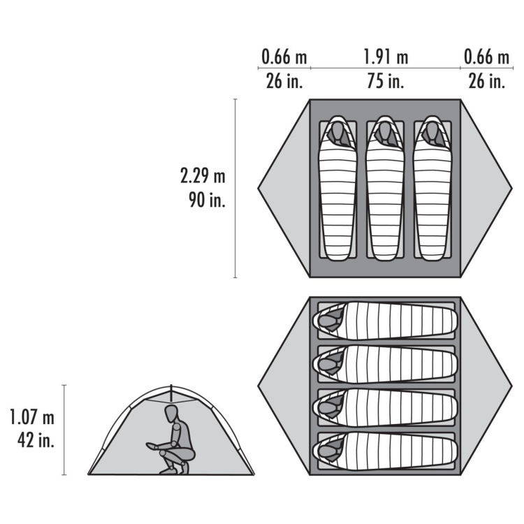 Hubba Hubba HD Olive Night Tent, MSR