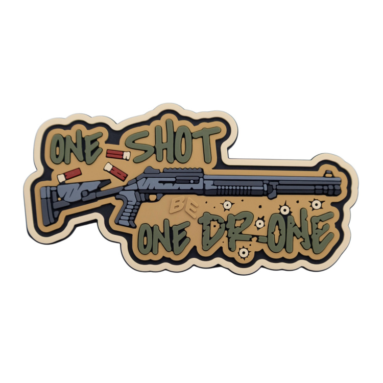 One Shot - One Drone PVC Patch, Brand Element