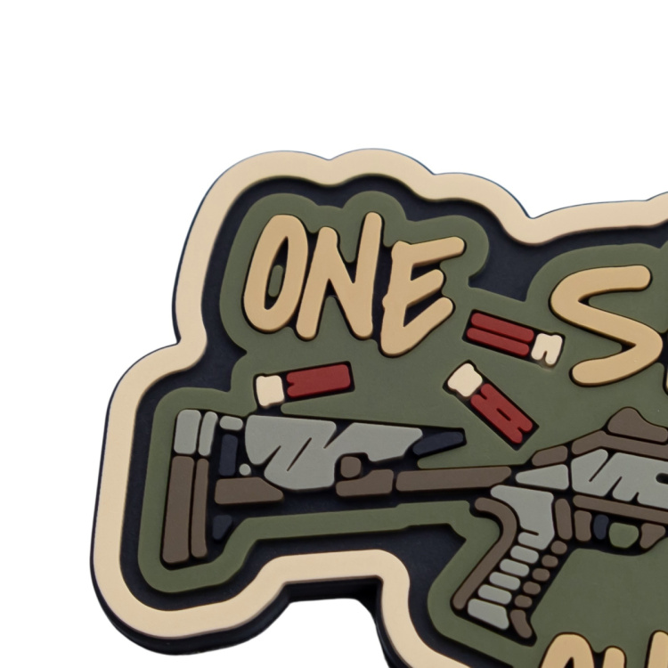 One Shot - One Drone PVC Patch, Brand Element