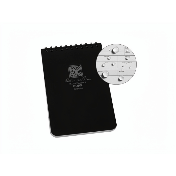 Rite in the Rain Ballistics data logbook