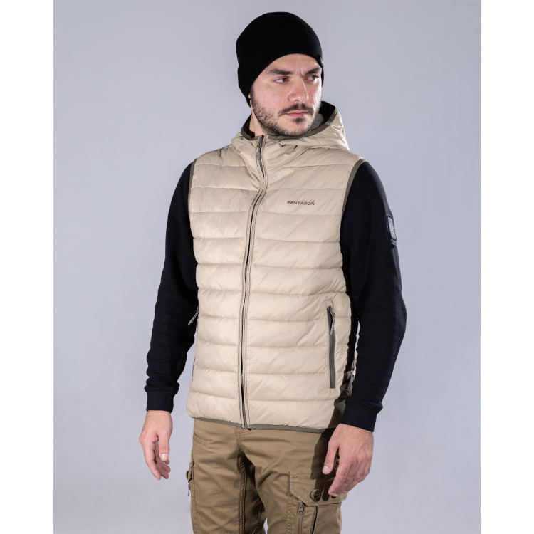 Aurora 2.0 Puffer Hooded Vest, Pentagon