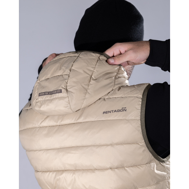 Aurora 2.0 Puffer Hooded Vest, Pentagon