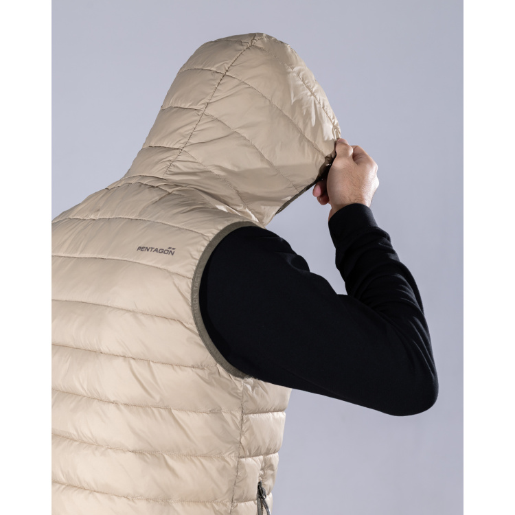 Aurora 2.0 Puffer Hooded Vest, Pentagon