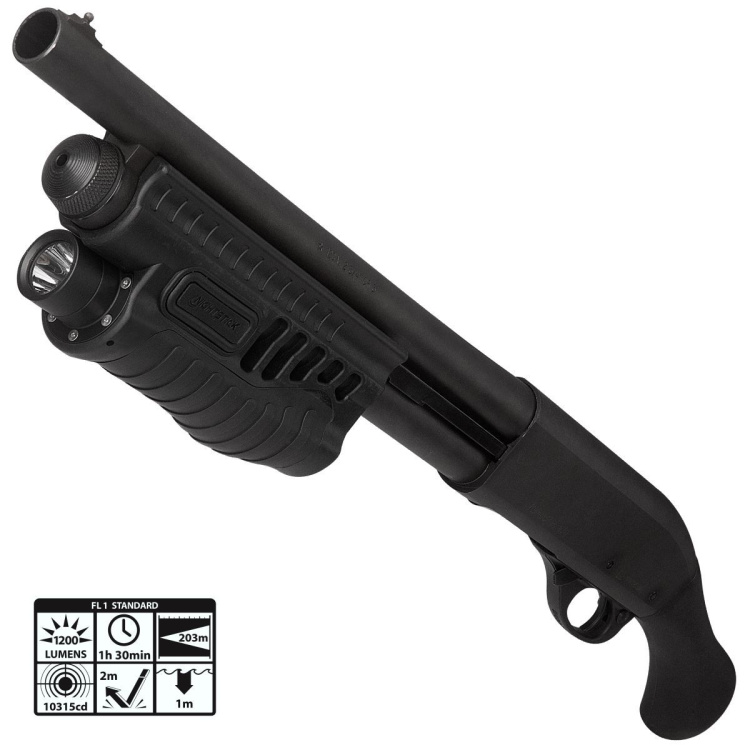 Taktické předpažbí SFL-13WL se svítilnou pro brokovnice Remington 870/TAC-14, Nightstick