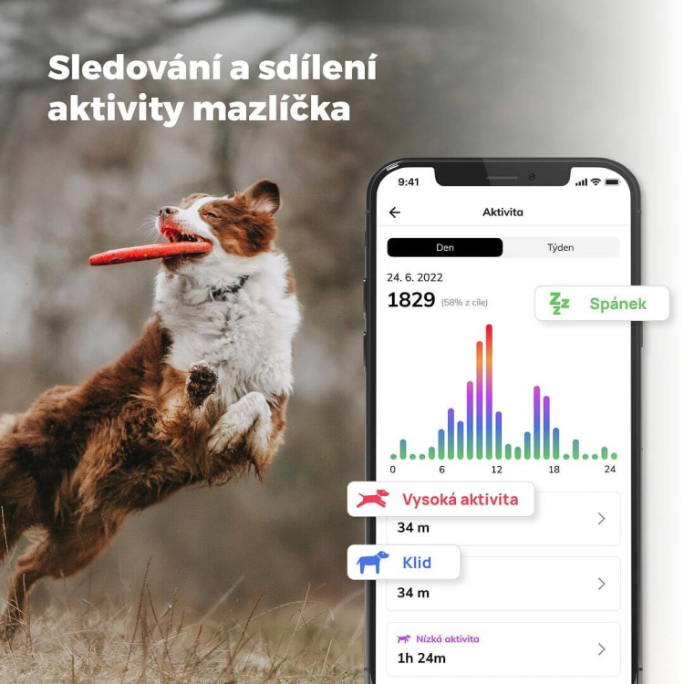 Obojek DOG GPS mini, Dogtrace
