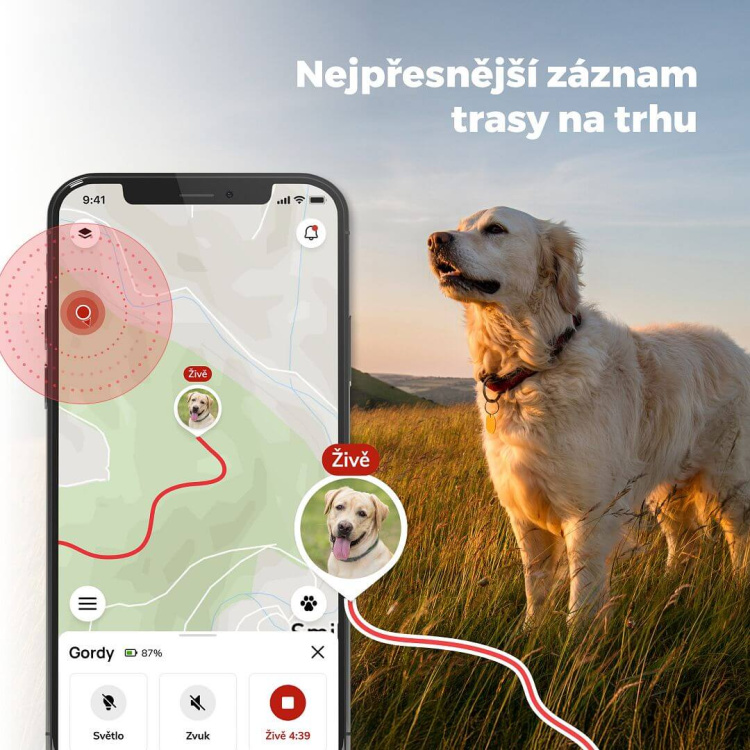 Obojek DOG GPS mini, Dogtrace