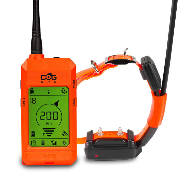 Vyhledávací a výcvikové zařízení pro psy DOG GPS X25T Short, lokalizace až 19 psů, Dog Trace