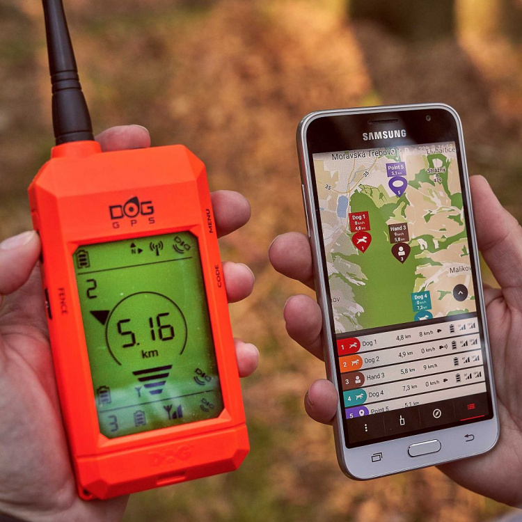 Vyhledávací a výcvikové zařízení pro psy DOG GPS X30T, lokalizace až 13 psů, Dog Trace