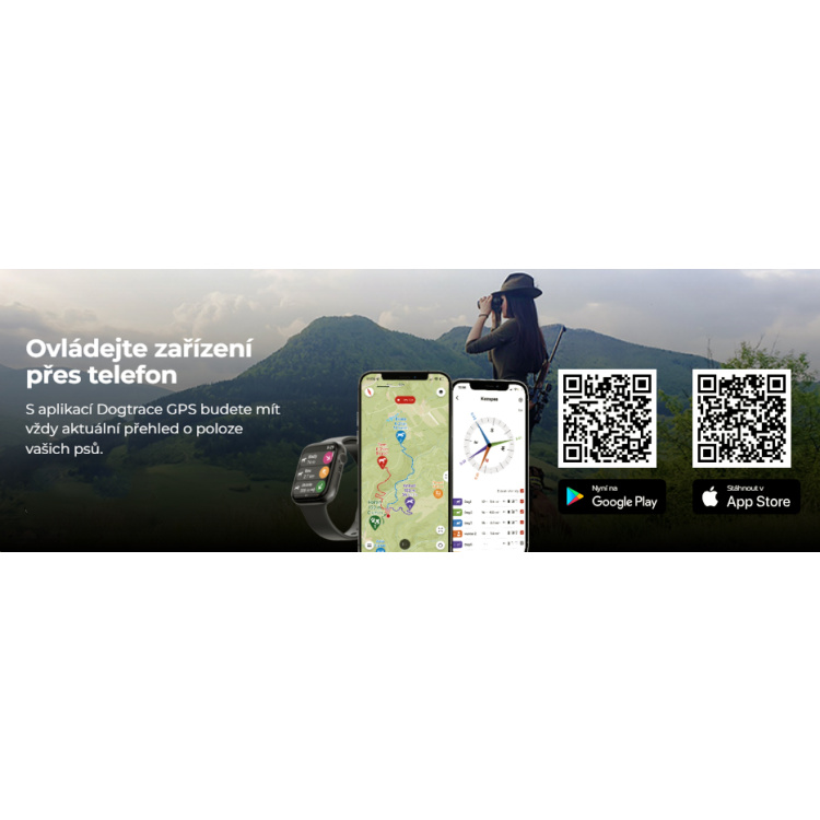 Vyhledávací a výcvikové zařízení pro psy DOG GPS X30T, lokalizace až 13 psů, Dog Trace