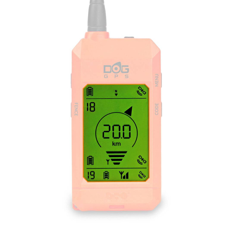 Vyhledávací zařízení pro psy DOG GPS X25B Short, lokalizace až 19 psů, Dog Trace