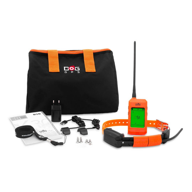 Vyhledávací a výcvikové zařízení pro psy DOG GPS X30T Short, lokalizace až 13 psů, Dog Trace