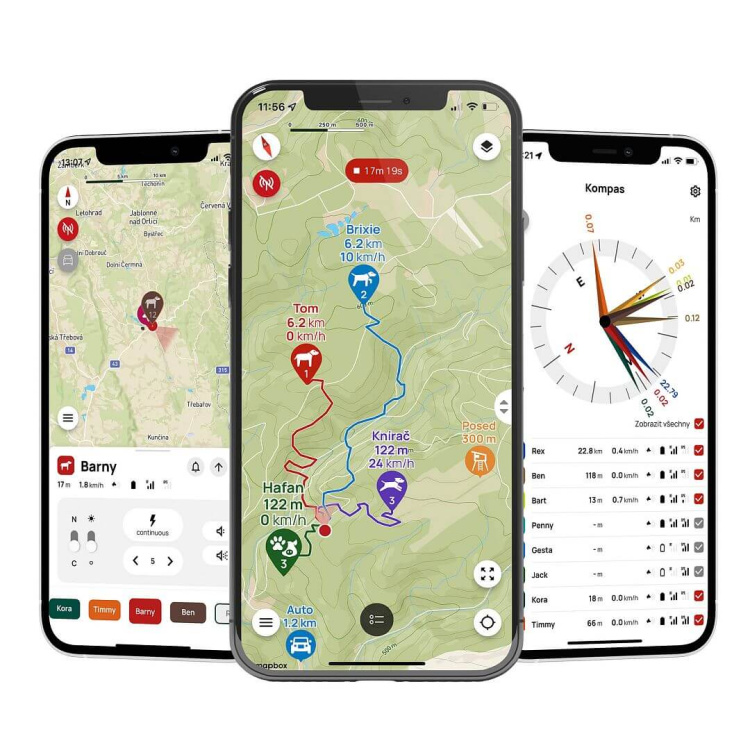 Collar for an Additional Dog: DOG GPS X30T Short, Dog Trace