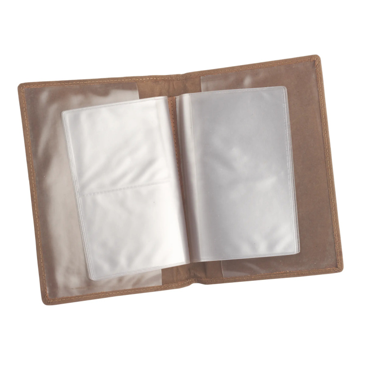 Large leather document holder, Tetrao