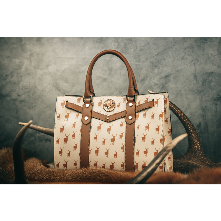 Dámská kožená crossbody kabelka, TETRAO