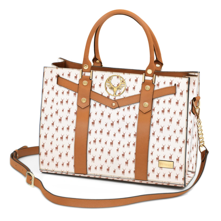Dámská kožená crossbody kabelka, TETRAO