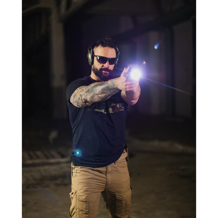 Lanius pistol flashlight, 500 lm, Green laser, Tetrao - Lanius pistol flashlight, 500 lm, Green laser, Tetrao