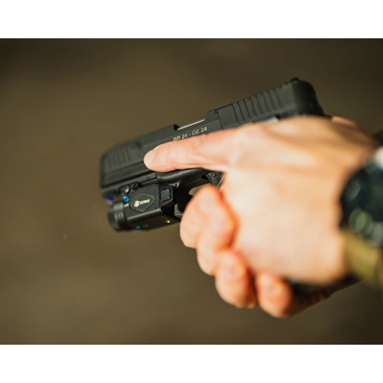 Lanius pistol flashlight, 500 lm, Green laser, Tetrao - Lanius pistol flashlight, 500 lm, Green laser, Tetrao