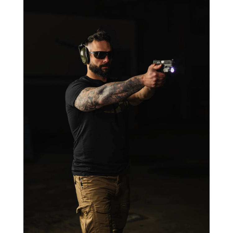 Lanius pistol flashlight, 500 lm, Green laser, Tetrao - Lanius pistol flashlight, 500 lm, Green laser, Tetrao