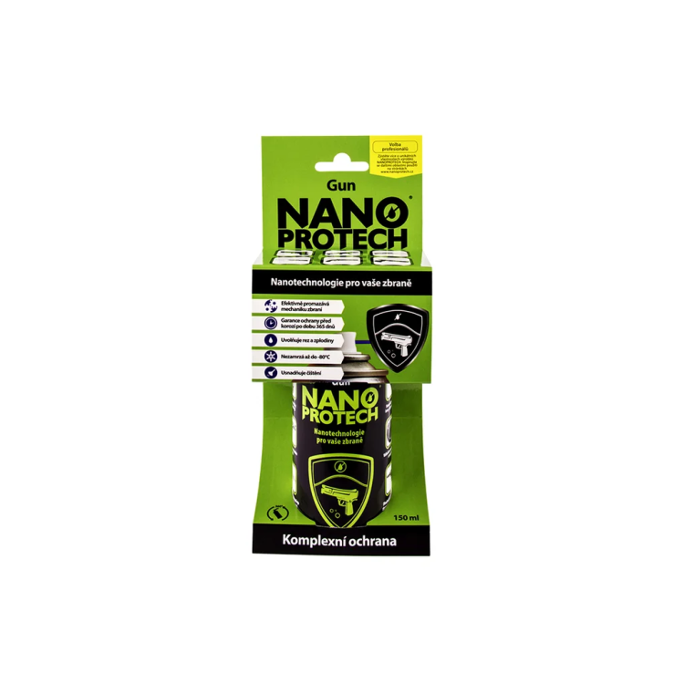 Čistící, mazací a antikorozní sprej Nanoprotech Gun, GNP - Čistící, mazací a antikorozní sprej Nanoprotech Gun